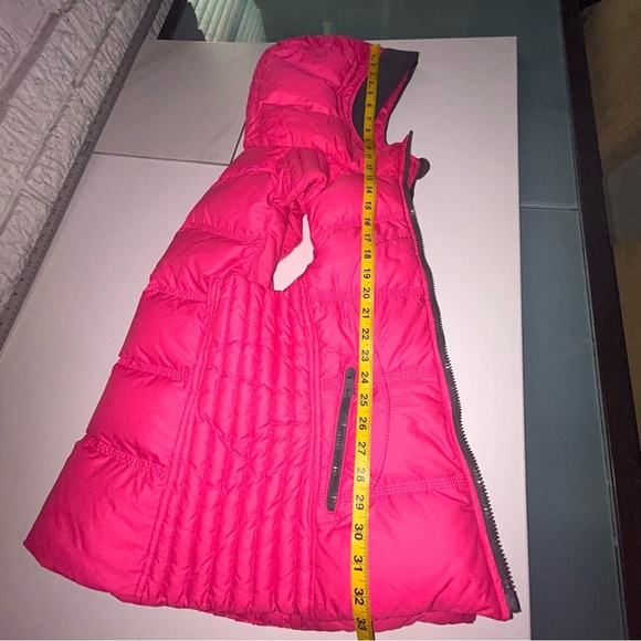 Lululemon Reservable Goose Down Sonic Pink Puffer Vest Med Small Athletica Rare - Picture 16 of 16